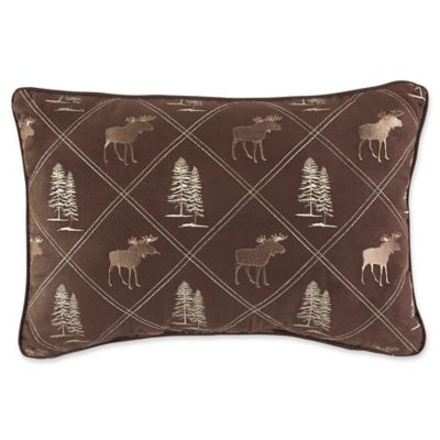 Croscill® Kent Boudoir Throw Pillow in Brown Bed Bath & Beyond