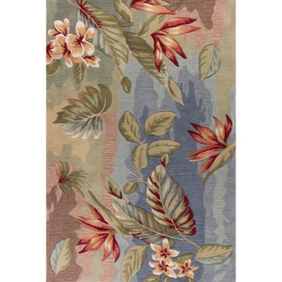 KAS Coral Breeze 8-Foot x 10-Foot 6-Inch Area Rug in Blue/Sage