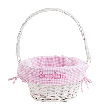 Easter Basket and Liner in Pink. View a larger version of this product image.