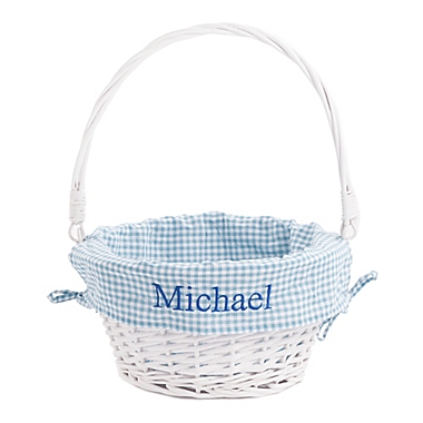 Easter Basket and Liner in Blue. View a larger version of this product image.