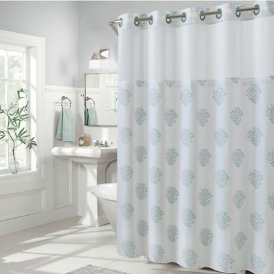Hookless C Reef Shower Curtain In, Hookless Shower Curtain Bed Bath And Beyond Canada