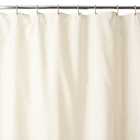 Wamsutta Fabric Shower Curtain Liner, Organic Cotton Shower Curtain Liner