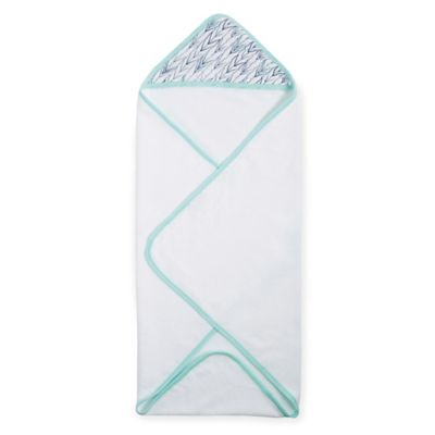 indigo hooded towel