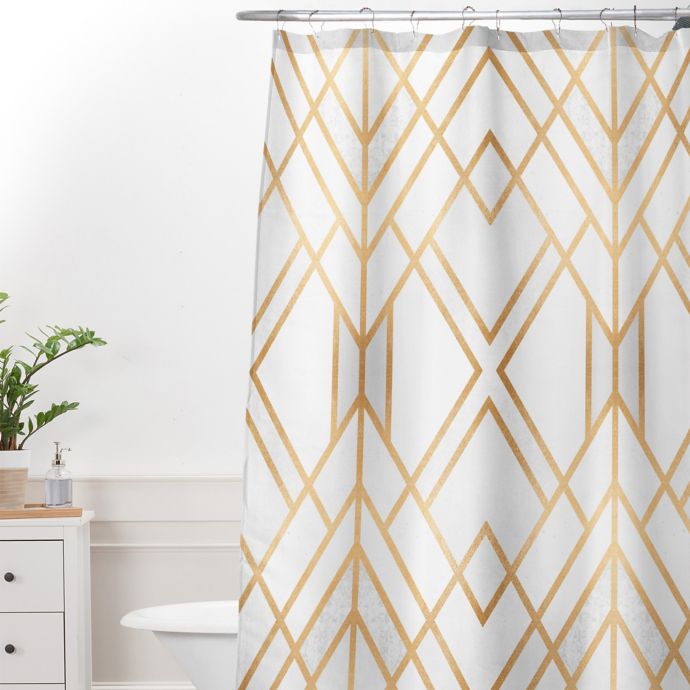 Deny Designs Elisabeth Frederiksson Geo Shower Curtain Bed Bath
