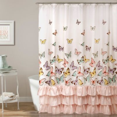 girls shower curtain