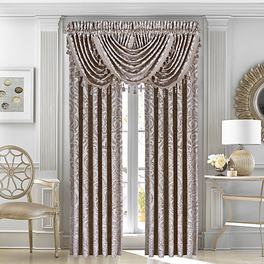 Alternate image 1 for J. Queen New York™ Sicily 84-Inch Window Curtain Panel Pair in Pearl