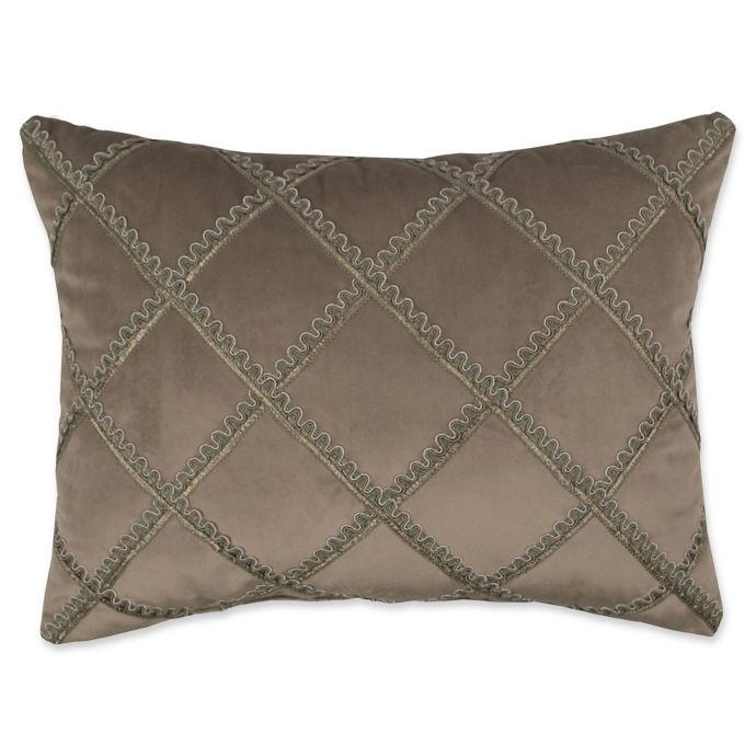 Austin Horn Classics Elegance Oblong Throw Pillow in Taupe