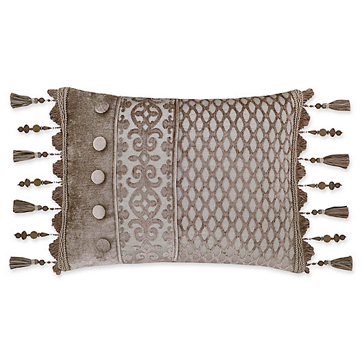 Alternate image 1 for J. Queen New York™ Sicily Oblong Throw Pillow in Pearl