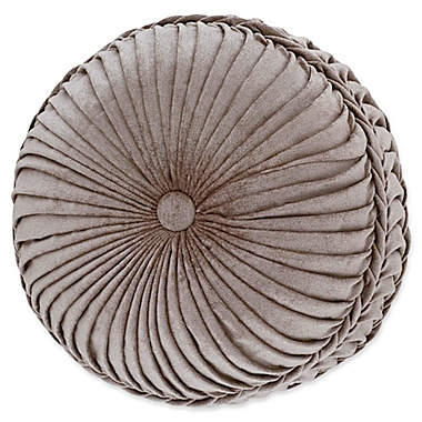 J. Queen New York&trade; Sicily Round Throw Pillow in Pearl. View a larger version of this product image.