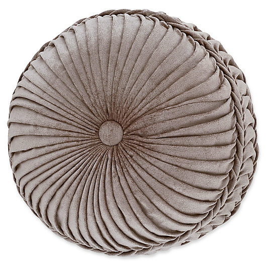 Alternate image 1 for J. Queen New York™ Sicily Round Throw Pillow in Pearl