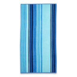 Cool Stripe Beach Towel in Blue