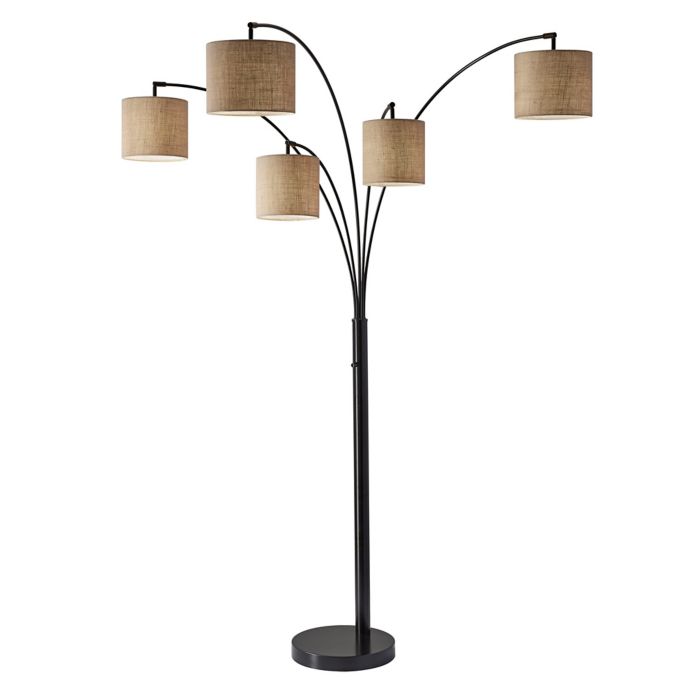 Adesso Trinity 5 Arm Arc Floor Lamp