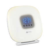 OttLite&reg; Wake Up Your Way Light & Alarm Clock in White