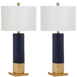 Safavieh Dolce Table Lamp in Navy (Set of 2)