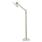 Trolius Floor Lamp in Polished Brass