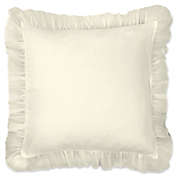 Cotton Voile European Pillow Sham in Ivory