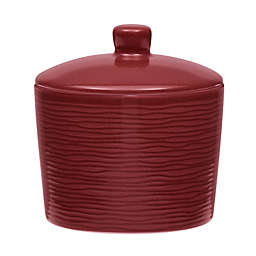 Noritake® Red on Red Swirl Covered Sugar Bowl