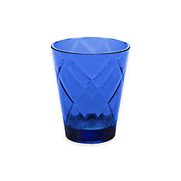 Certified International Diamond Double Old Fashioned Glasses in Cobalt Blue (Set of 8)