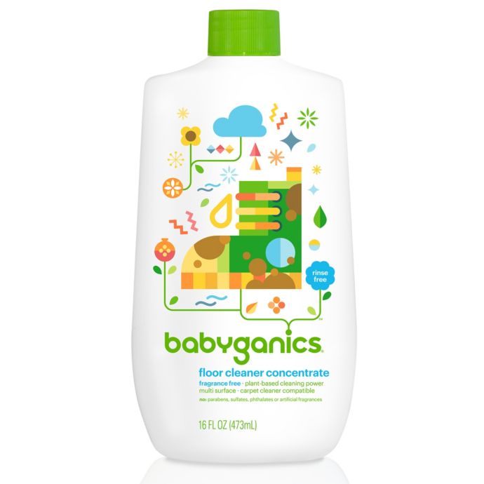 Babyganics® 16 oz. FragranceFree Floor Cleaner Concentrate Bed Bath and Beyond Canada