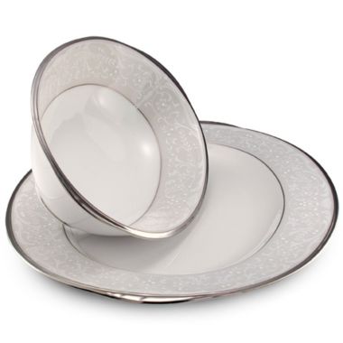 Noritake&reg; Silver Palace 14-Inch Oval Platter. View a larger version of this product image.