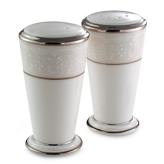 Alternate image 1 for Noritake® Silver Palace Salt and Pepper Shakers