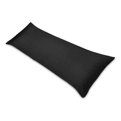Sweet Jojo Designs Minky Dot Body Pillowcase In Black Bed Bath