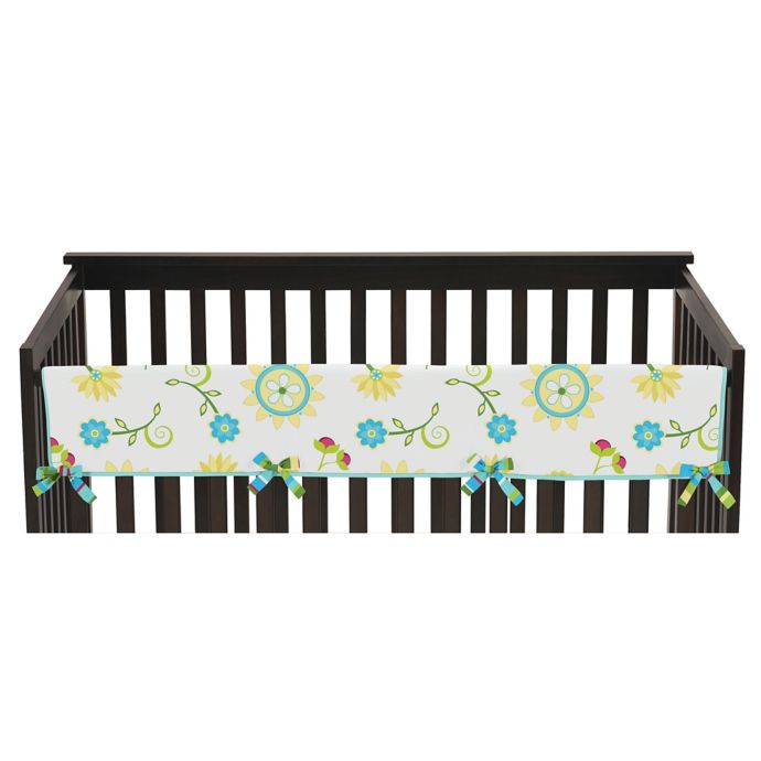 Sweet Jojo Designs Layla Long Crib Rail Crib Guard Cover Buybuy Baby