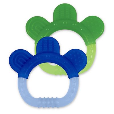 green sprouts&reg; 2-pack Silicone Everyday Teethers - Blue Set 