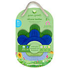 Alternate image 2 for green sprouts&reg; 2-pack Silicone Everyday Teethers - Blue Set