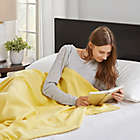 Alternate image 1 for Madison Park Liquid Cotton Twin Blanket in Yellow