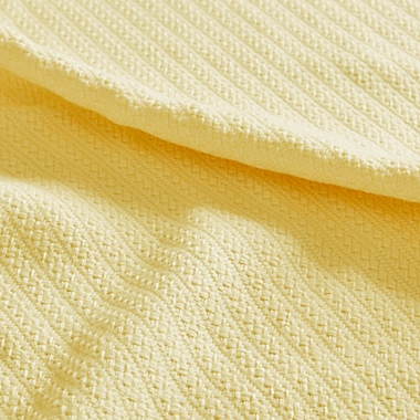 Madison Park Liquid Cotton Twin Blanket in Yellow. View a larger version of this product image.