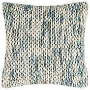 Safavieh All Over Braid Artic Blend Square Indoor Throw Pillow in Blue