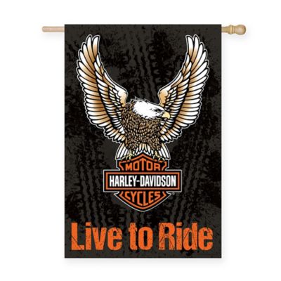 harley davidson garden flag