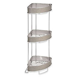 iDesign® Twillo 3-Tier Standing Corner Storage Shelf