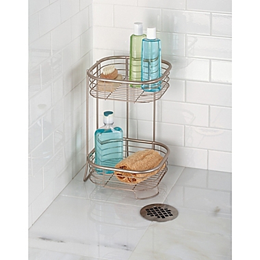 iDesign&reg; Forma 2-Tier Square Shelf. View a larger version of this product image.