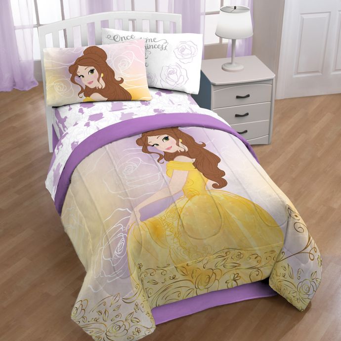 Disney Beauty The Beast Beauty Belle En Rose Bedding Collection