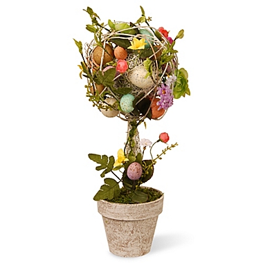 National Tree Company Garden Accents 17-Inch Easter Egg Topiary. View a larger version of this product image.