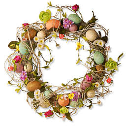 National Tree Company Garden Accents 18-Inch Easter Egg Wreath