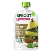 Sprout&reg; 4-Ounce Stage 2 Organic Baby Food in Pear, Kiwi and Spinach