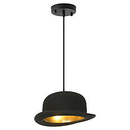Blaxton 1-Light Ceiling  Pendant in Black