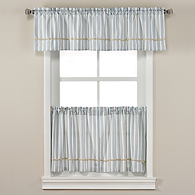 Harbor Knots Window Curtain Panels and Valance. View a larger version of this product image.