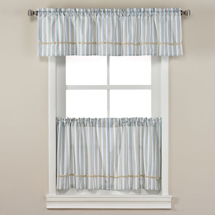 Harbor Knots Window Curtain Panels And Valance Bed Bath Beyond