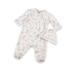 Alternate image 0 for Little Me&reg; Size 6M Vintage Rose Footie with Cap