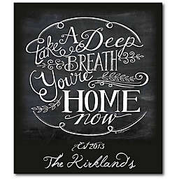 Courtside Market Your Home 16-Inch x 20-Inch Canvas Wall Art