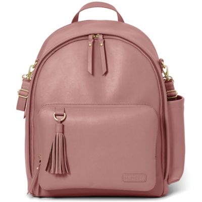 skip hop deco saffiano diaper backpack