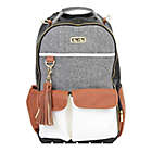 Alternate image 0 for Itzy Ritzy&reg; Boss Diaper Bag Backpack in Coffee/Cream