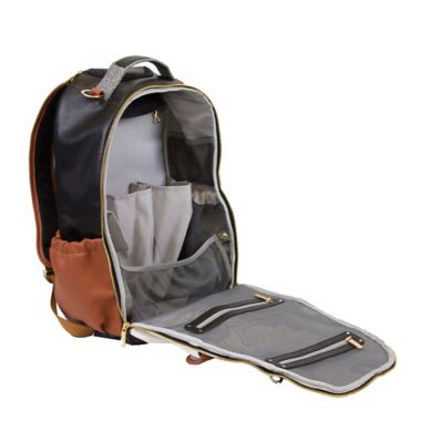 Itzy Ritzy&reg; Boss Diaper Bag Backpack in Coffee/Cream. View a larger version of this product image.