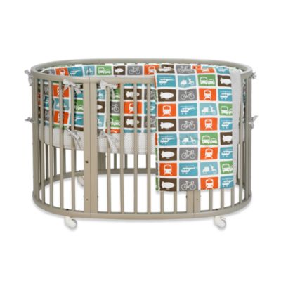 oval crib bedding