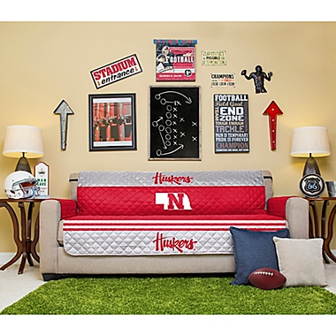University of Nebraska Sofa Cover. View a larger version of this product image.
