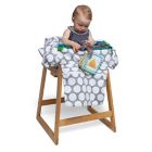 Alternate image 1 for Boppy&reg; Preferred Shopping Cart and High Chair Cover in Jumbo Dots